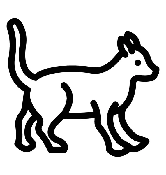 Hund vektor icon — Stock vektor