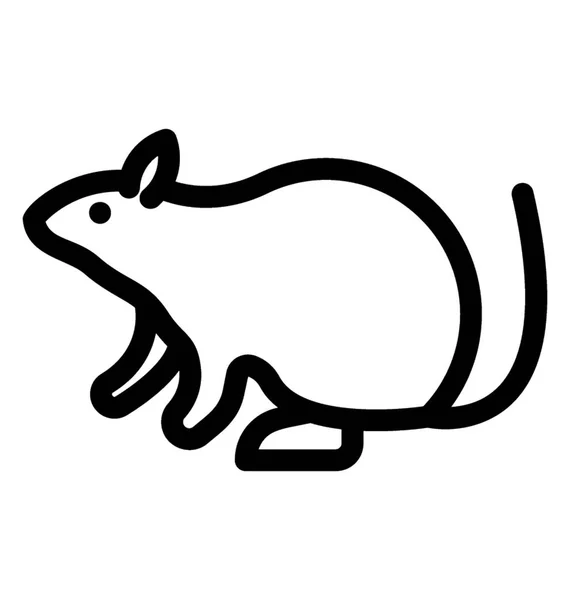 Rat Vector Icon — Image vectorielle