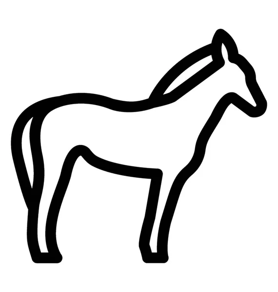 Koń wektor ikona — Wektor stockowy