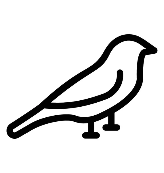 Papegaai vector pictogram — Stockvector