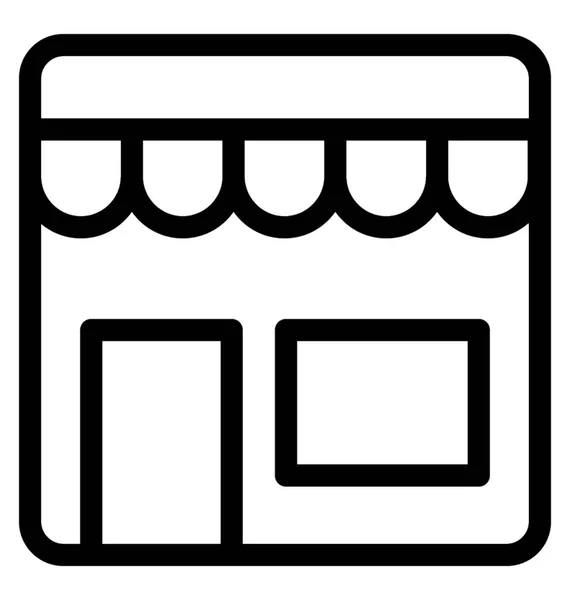 Icono vector tienda — Vector de stock