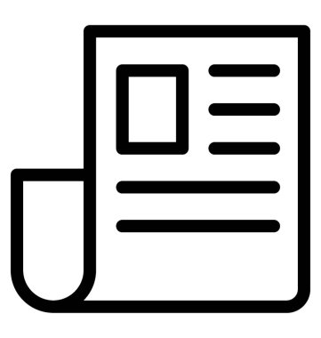 Makale vektör simgesi