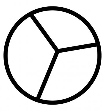 pasta grafiği vektör simgesi