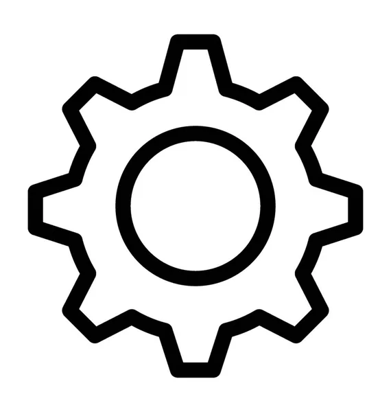 Cog ベクトル アイコン — ストックベクタ