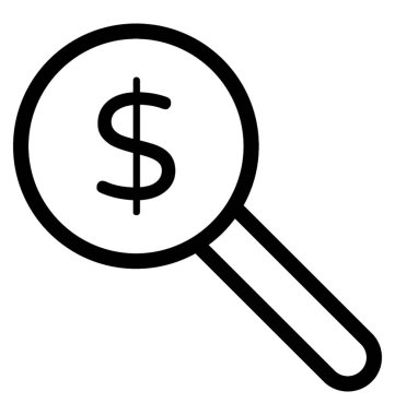 Arama para vektör simgesi