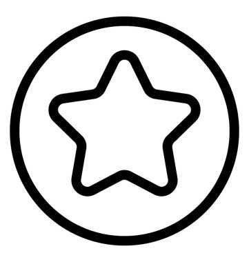 vektör yıldız simgesi