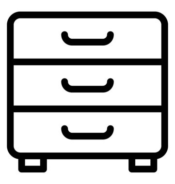 Çekmeceler vektör simgesi