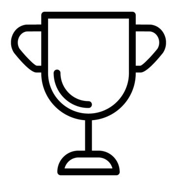 Kupa vektör simgesi