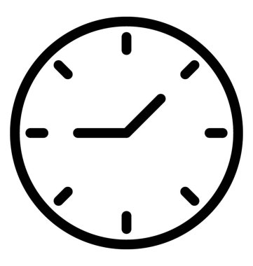 Saat vektör simgesi