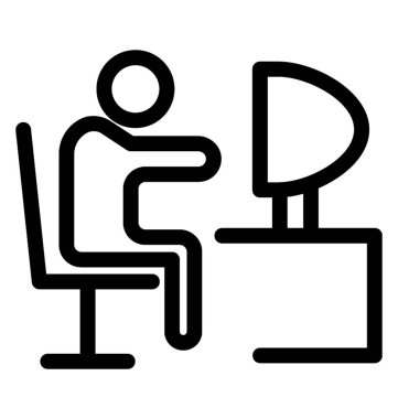 Freelancer vektör simgesi