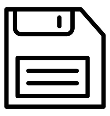 Disket vektör simgesi