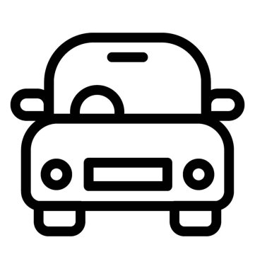 Araba vektör simgesi