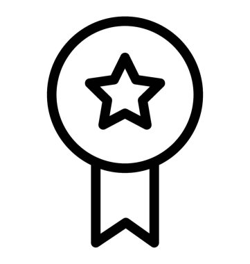 Madalya vektör simgesi