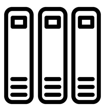 dosya dizinleri vektör simgesi