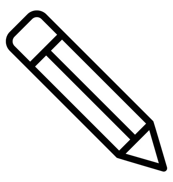 Lápiz vector icono — Vector de stock