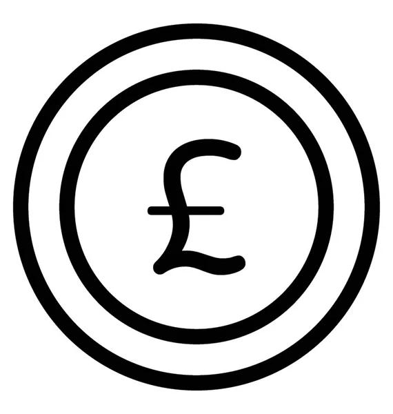 Pfund-Vektor-Symbol — Stockvektor