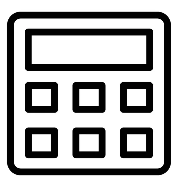 Ikona wektora kalkulatora — Wektor stockowy