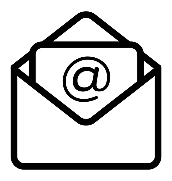 Ícone do vetor de email — Vetor de Stock