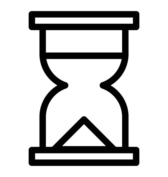 Reloj de arena icono vectorial — Vector de stock