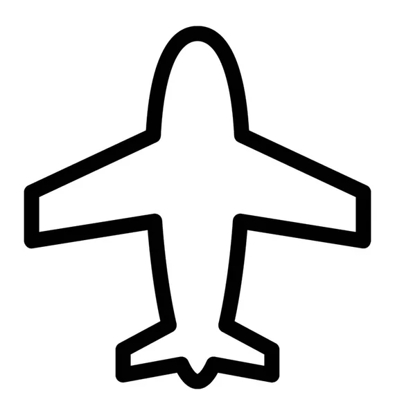 Icône vectorielle avion — Image vectorielle