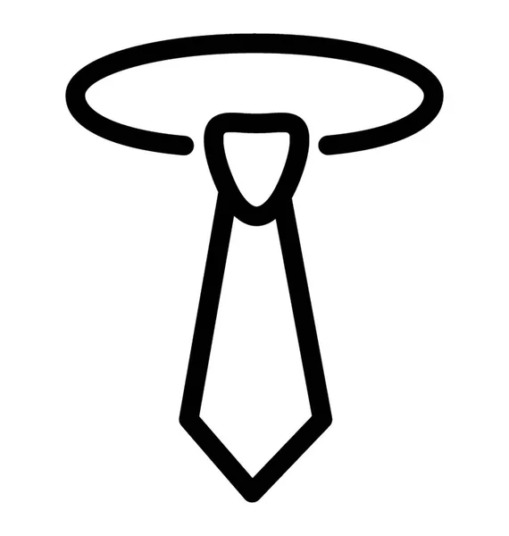 Necktie Vector Icon — Stock Vector