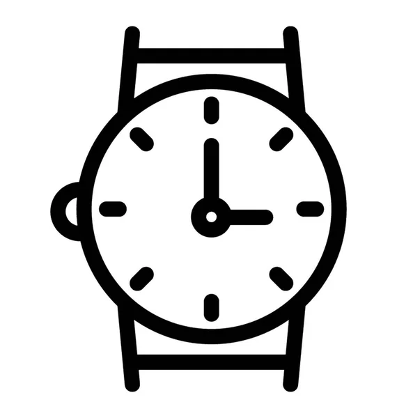 Uhr-Vektor-Symbol — Stockvektor