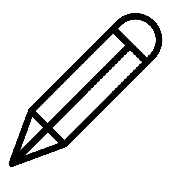 Pencil Vector Icon — Stock Vector