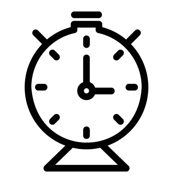 Alarm klok vector pictogram — Stockvector