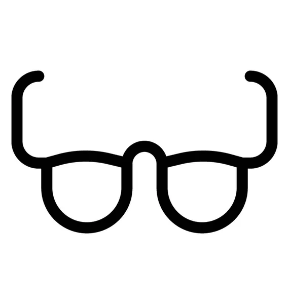 Gözlük vektör simgesi — Stok Vektör