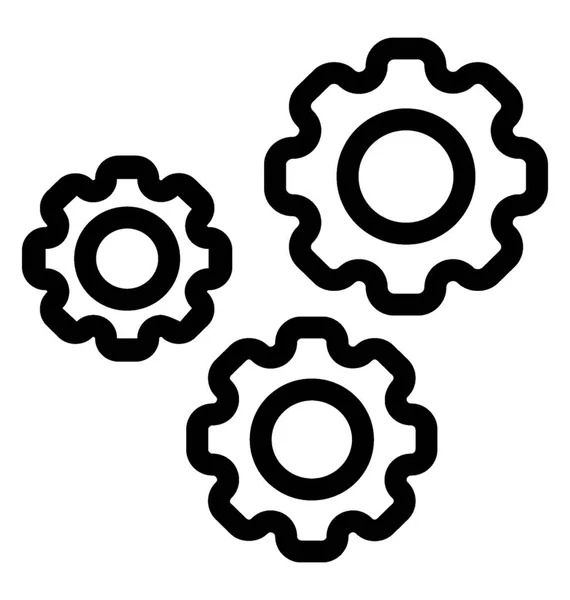 Cogs Icône vectorielle — Image vectorielle