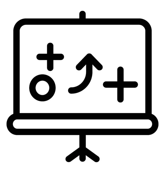 Tic Tac Toe vektorové ikony — Stockový vektor