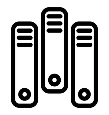 dosya dizinleri vektör simgesi