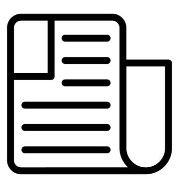 İş profil vektör simgesi