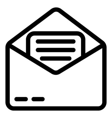 e-posta vektör simgesi