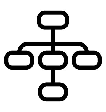 hiyerarşi vektör simgesi