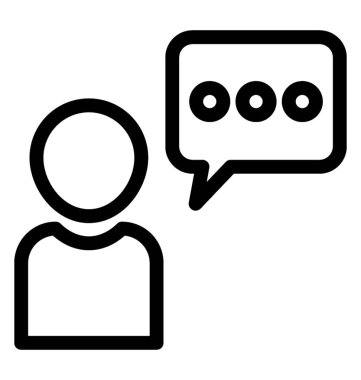 iletişim vektör simgesi