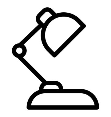 tablo lambası vektör simgesi