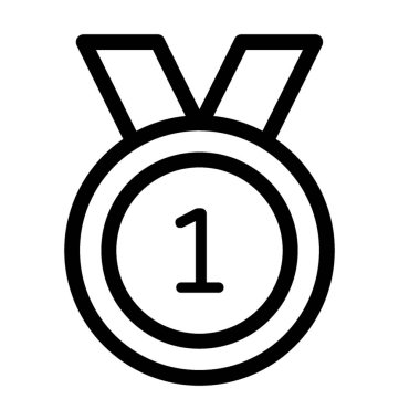 Madalya vektör simgesi