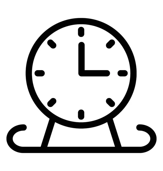 Reloj Vector Icono — Vector de stock