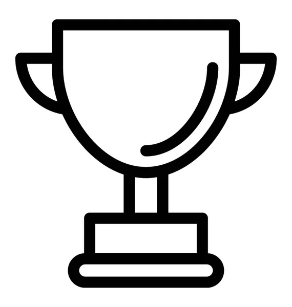 Trofej vektorové ikony — Stockový vektor