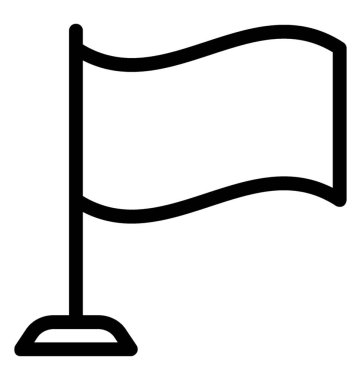 Bayrak Vektörü Simgesi