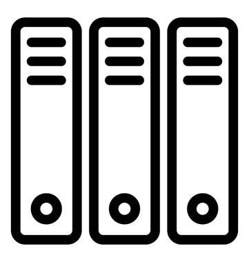 dosya dizinleri vektör simgesi