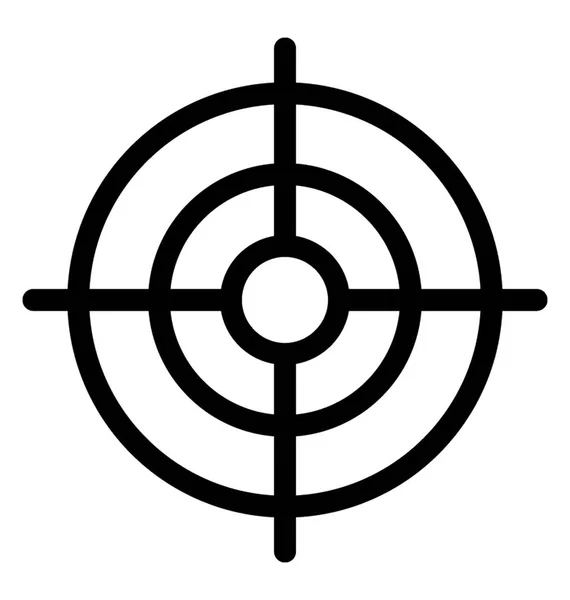 Icono de vector objetivo — Vector de stock