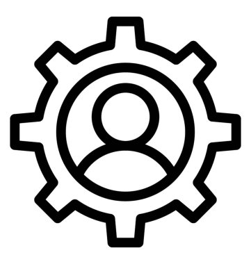 Yönetim vektör simgesi