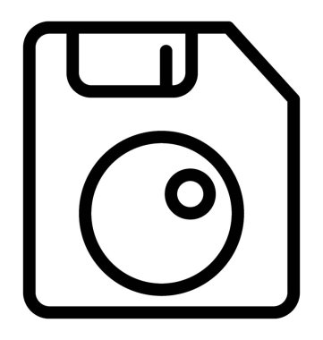 Disket vektör simgesi