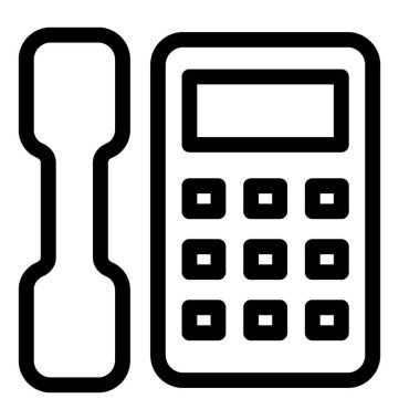 Sabit hat vektör simgesi