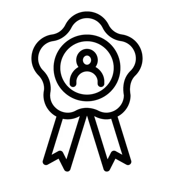Badge Vector Icon — Stock Vector