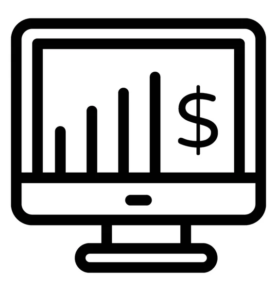 Web Analytics Vector icono — Vector de stock