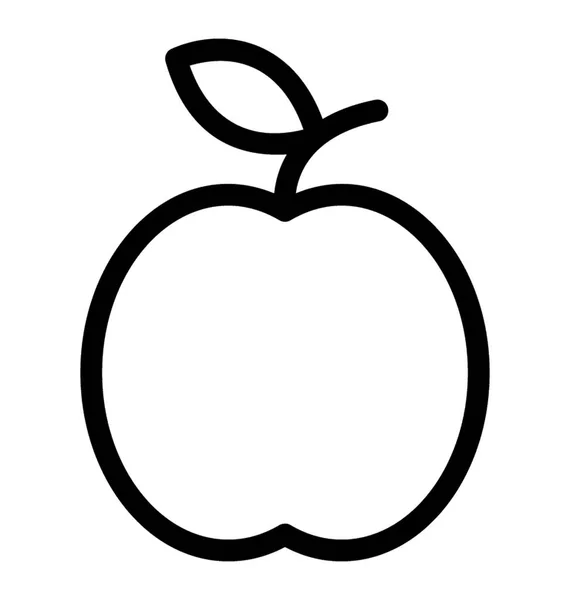 Icono vector de Apple — Vector de stock