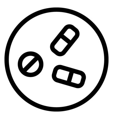 tıp vektör simgesi